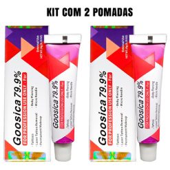Kit Com Duas Pomadas Tattoo Anestésica Goosica 79,9%