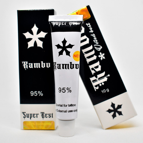 Pomada Tattoo Rambo Anestésica 95% - Imagem 2