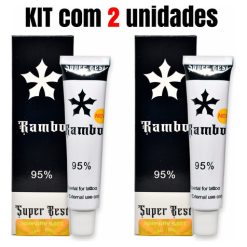 Kit Com Duas Pomadas Anestésica - Rambo 95%