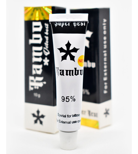 Pomada Tattoo Rambo Anestésica 95% - Imagem 5