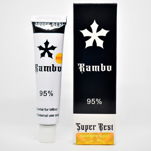 Pomada Tattoo Rambo Anestésica 95% - Imagem 7