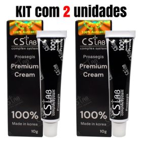 Kit 2 Pomada Tattoo Cslab Anestésica 100%preta Validade 2028 - 02