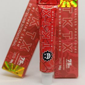 Pomada Tatuagem e estética TK-TX NUMBING Vermelha 75% 10G